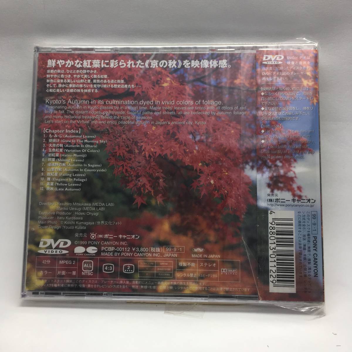 t67 Virtual Trip 京都の秋 [DVD] コンパクトサイズ版 新品,未開封_画像2