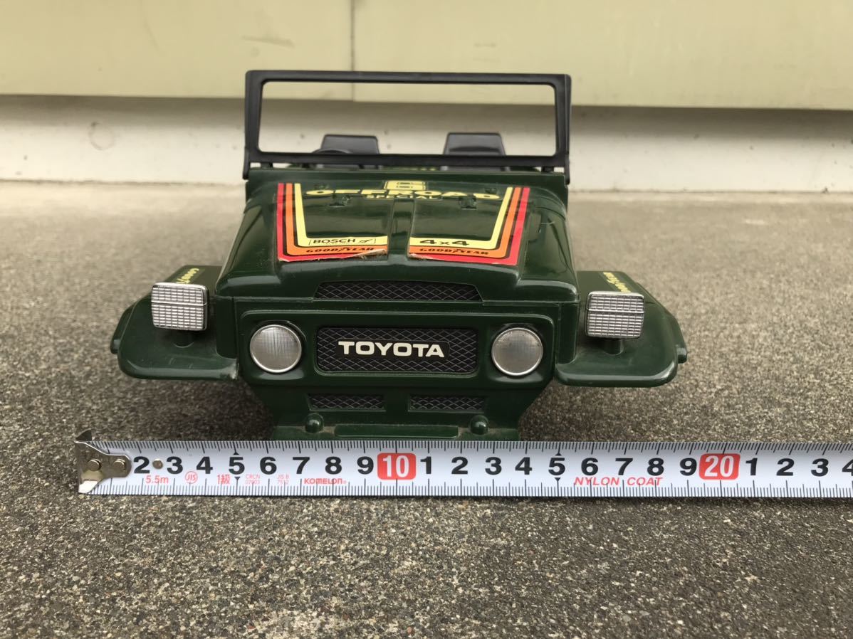 送料無料　トヨタ　ランドクルーザー　ラジコン　ボディ　メーカー不明　タミヤ？　TAMIYA? TOYOTA LAND CLUISER オフロードカー　バギー