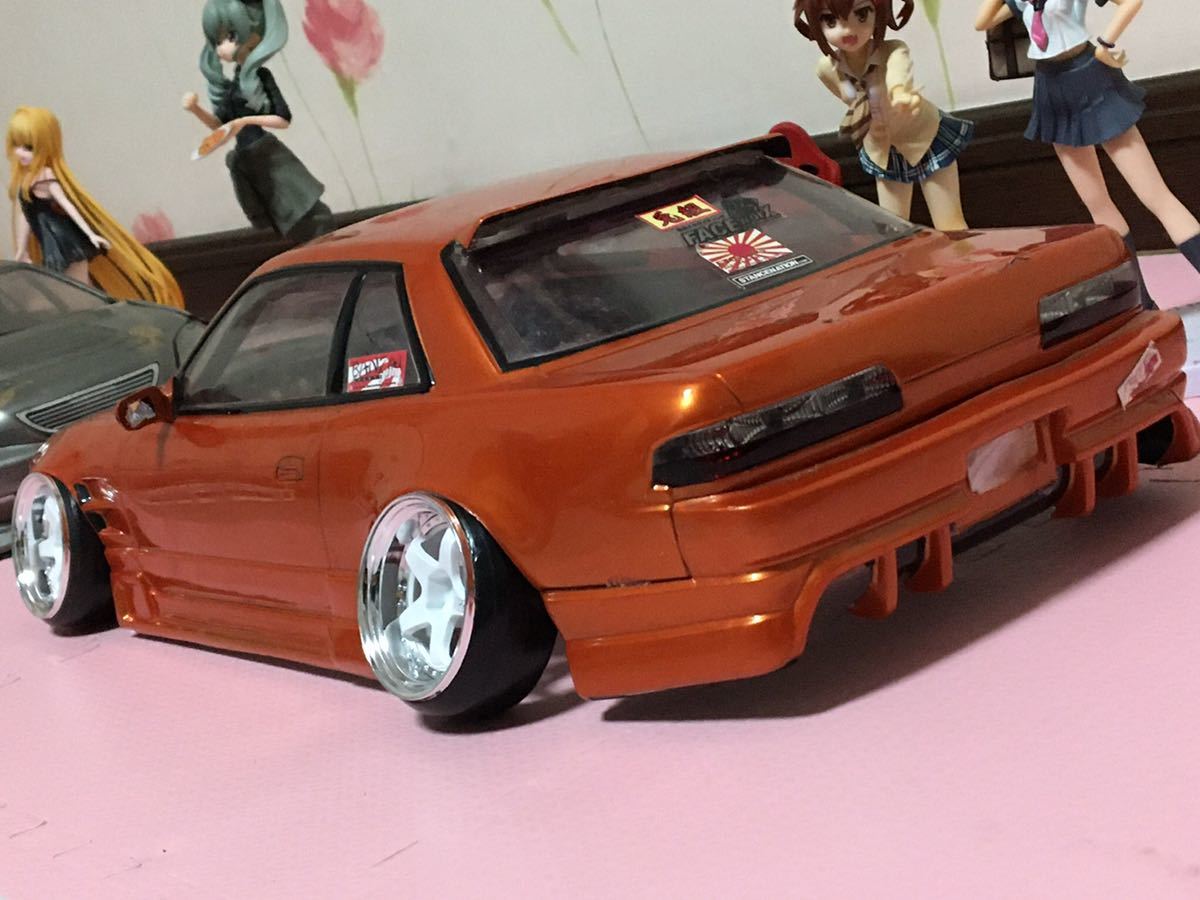 反物 浴衣 シルビアS13ボディ ドリフト用 - ホビーラジコン