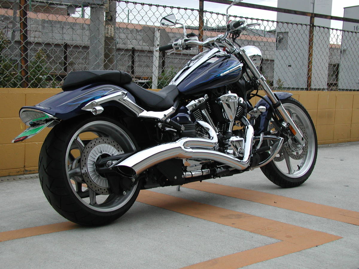 Xv1900cu ビレットリアフェンダーラック 自動車・オートバイ