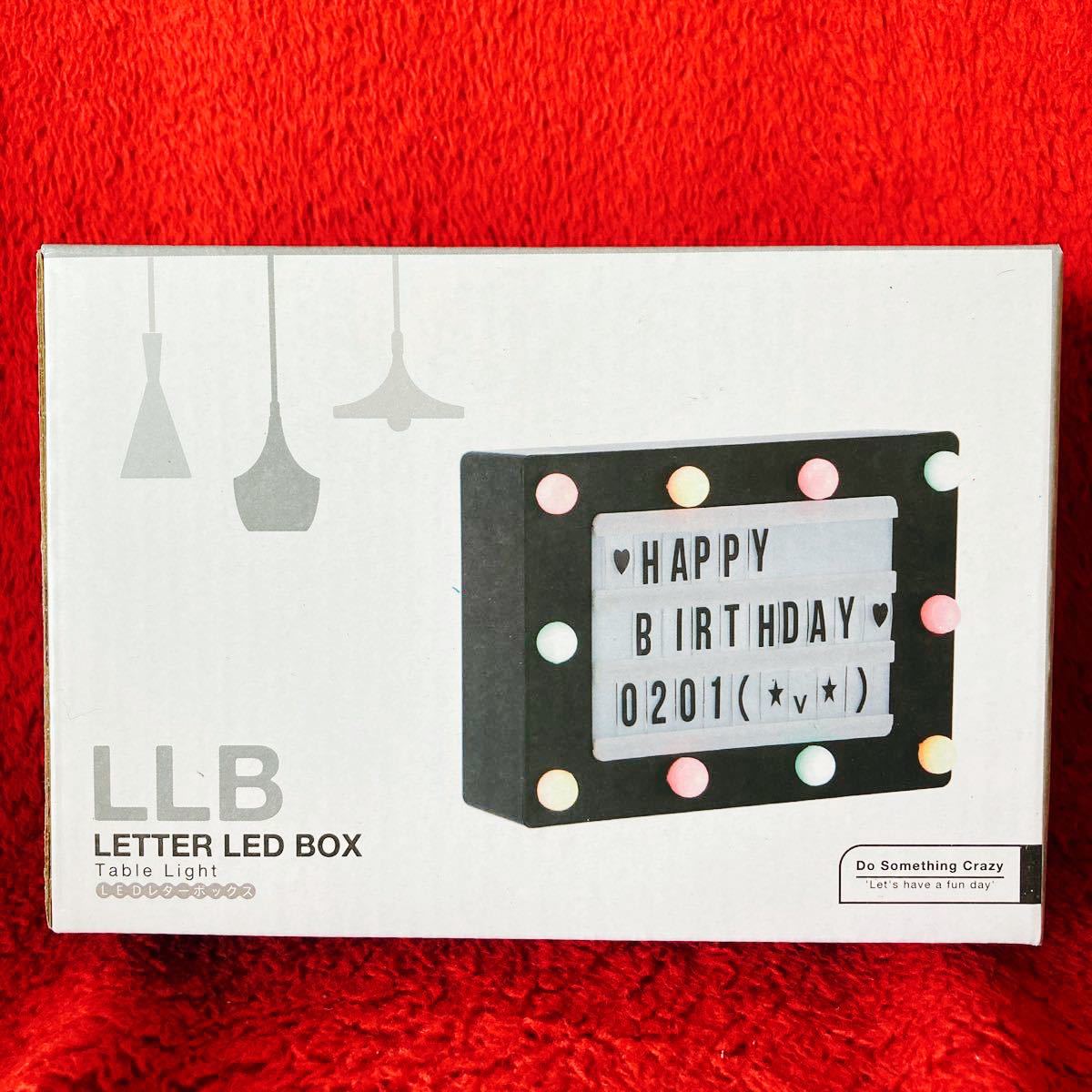 LETTER LED BOX メッセージボード
