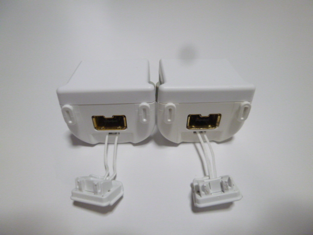 M08【送料無料 即日発送 動作確認済】Wii　モーションプラス　2個セット　RVL-026(分解洗浄済)　ホワイト　白