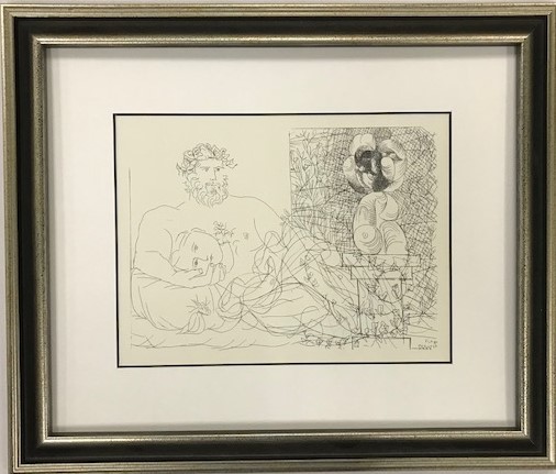 特価】 ≪ パブロ・ピカソ ≫ リトグラフ【石版画】 SCULPTOR AT REST