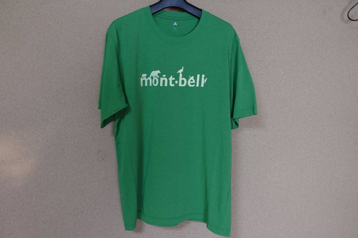 モンベル mont-bell WIC. Tシャツ L プライムグリーン 1104883