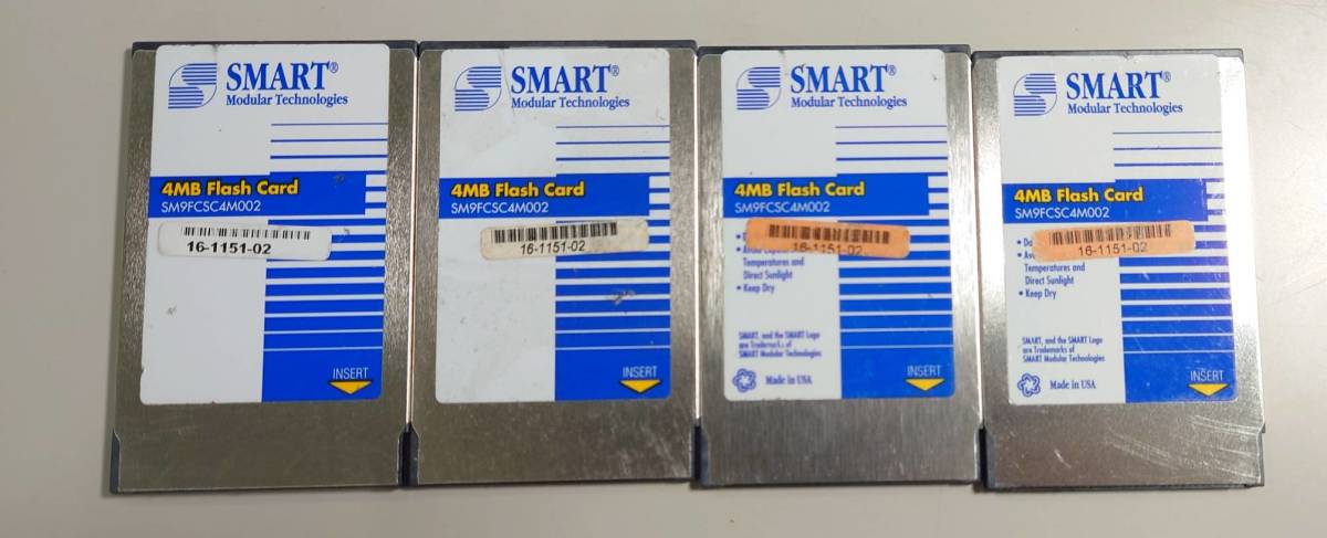 使い勝手の良い Smart KN779 4MB 4枚セット SM9FCSC4M002 Card Flash