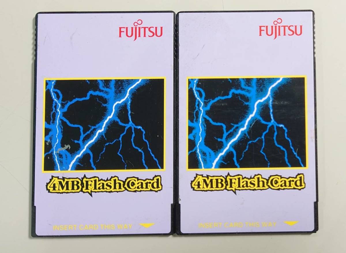 KN854 Fujitsu 4MB Flash card 2枚セット_画像1