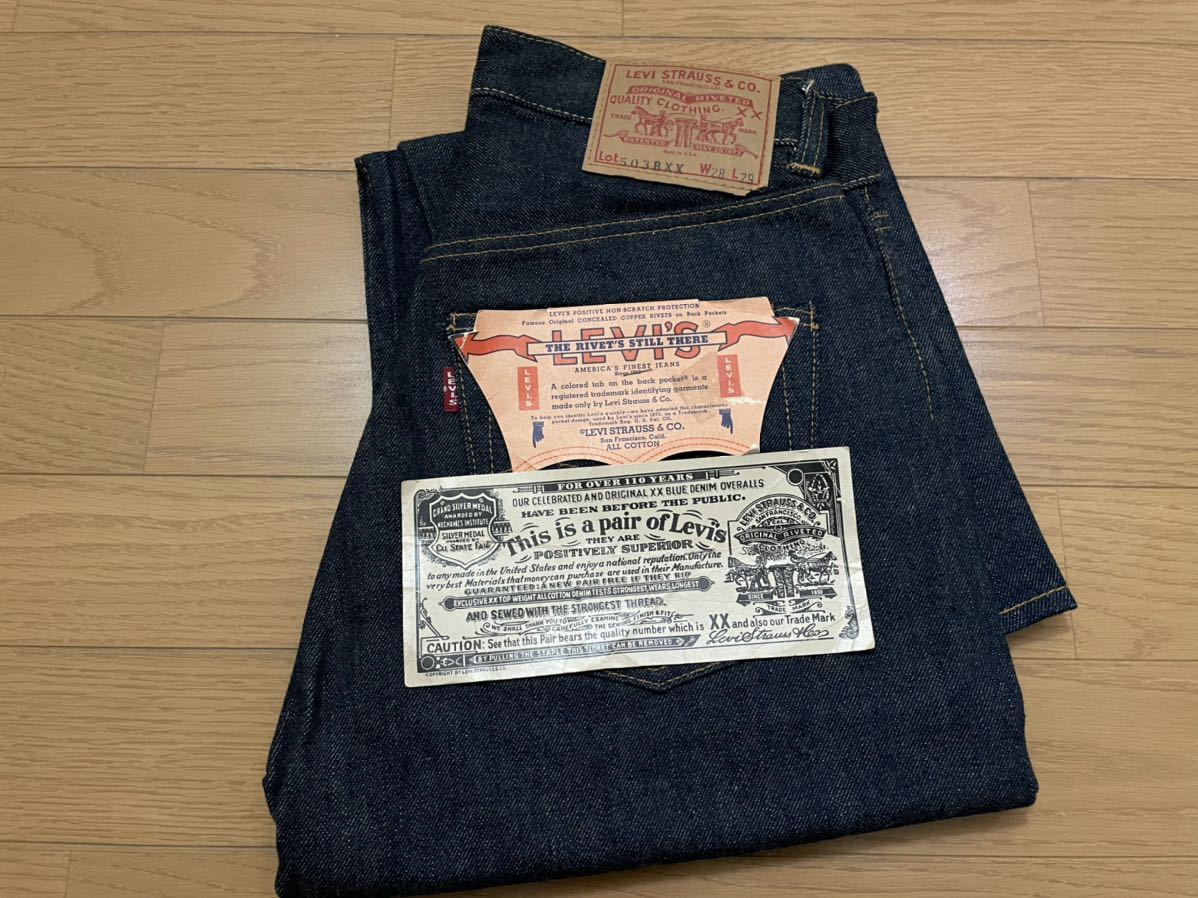 LEVI'S 503BXX★デッドストック★W28 L29_画像1