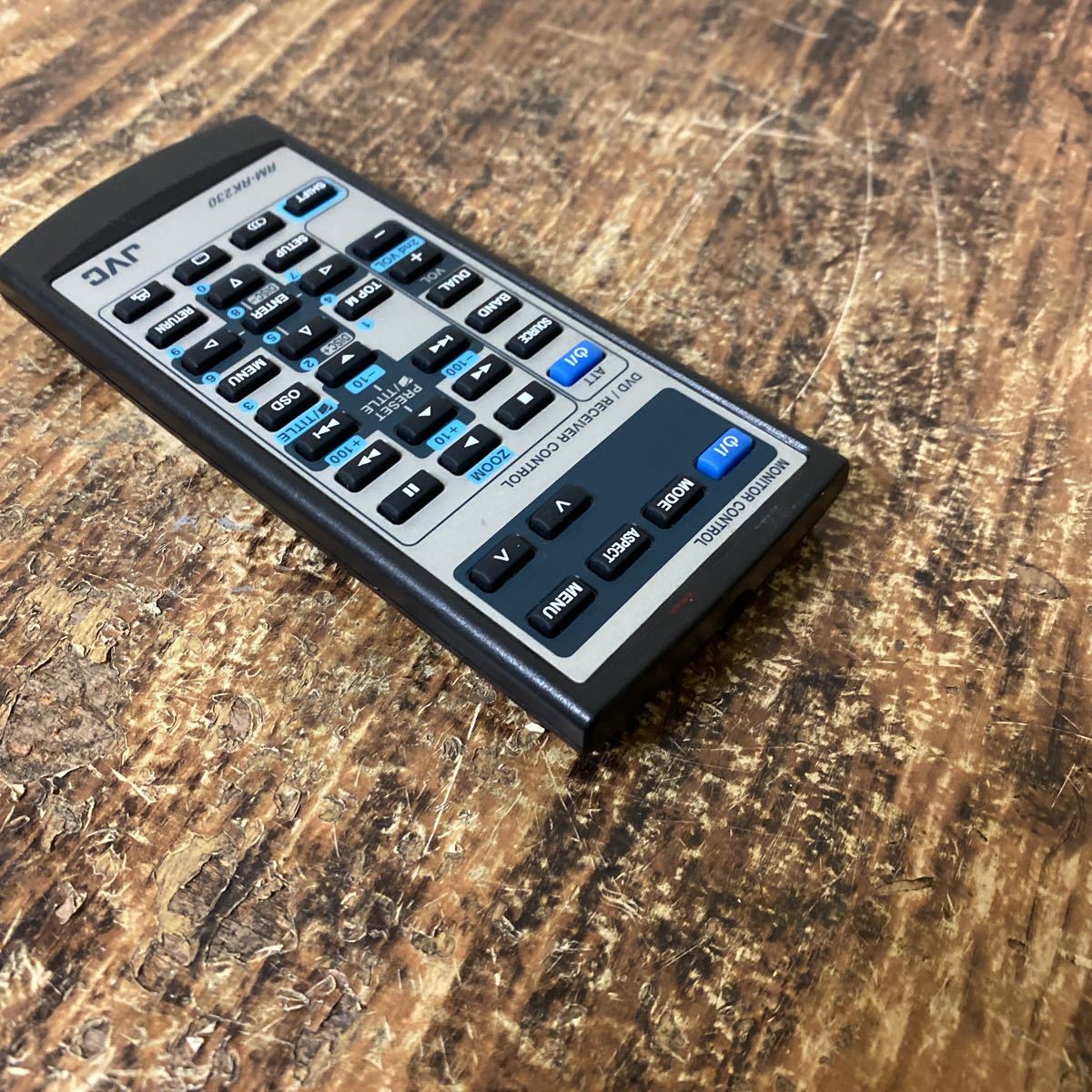 JVC DVD player remote control RM-RK230 operation not yet verification Junk free shipping 