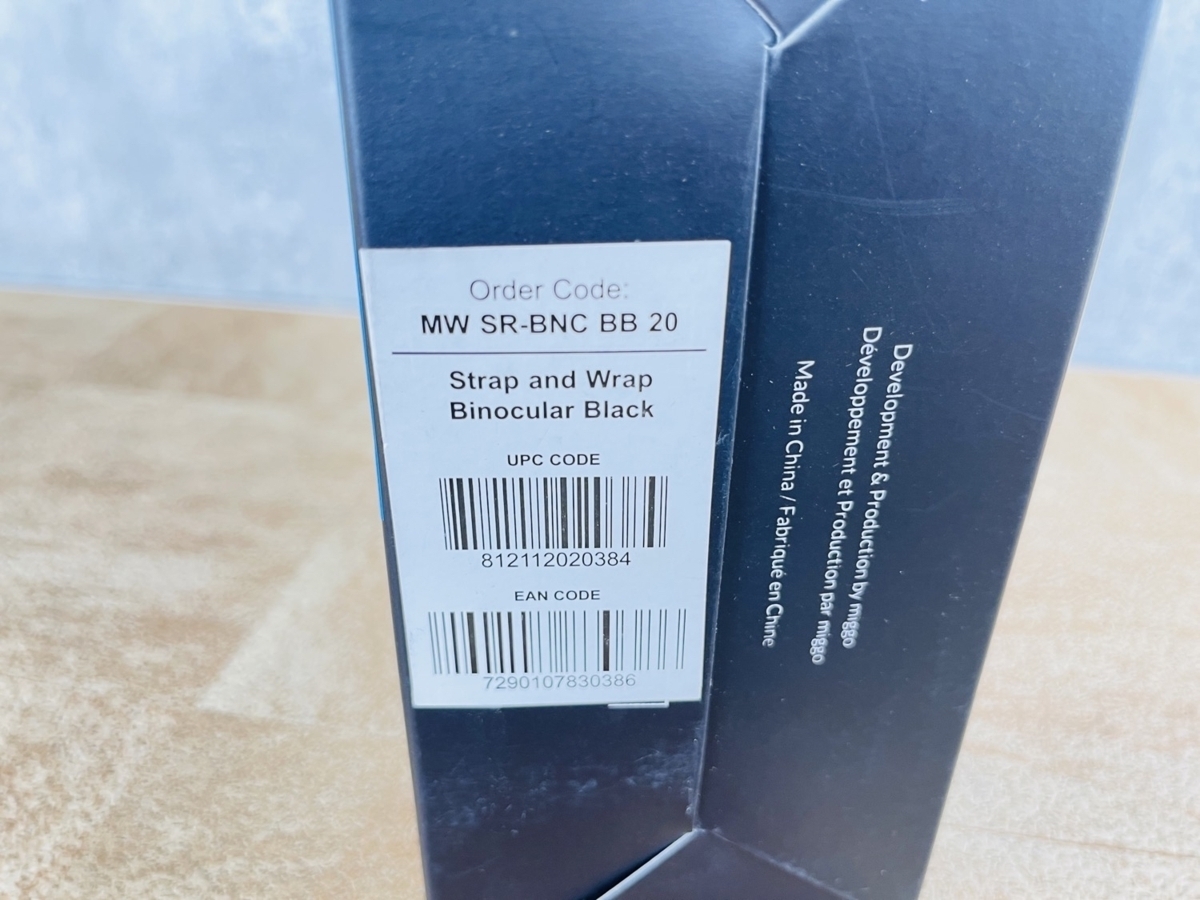 新品未開封 miggo strap＆wrap Binocular Black MW SR-BNC BB 20 ミーゴ ストラップ＆ラップ カメラアクセサリー/F5-3084_画像5