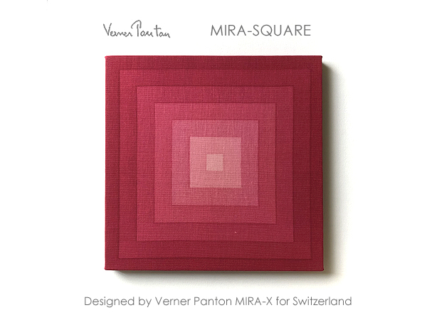貴重なピンク濃いグラデMIRA-SQAUREオリジナルVerner Panton 貴重なピンク濃いグラデMIRA-SQAUREオリジナルVerner Panton