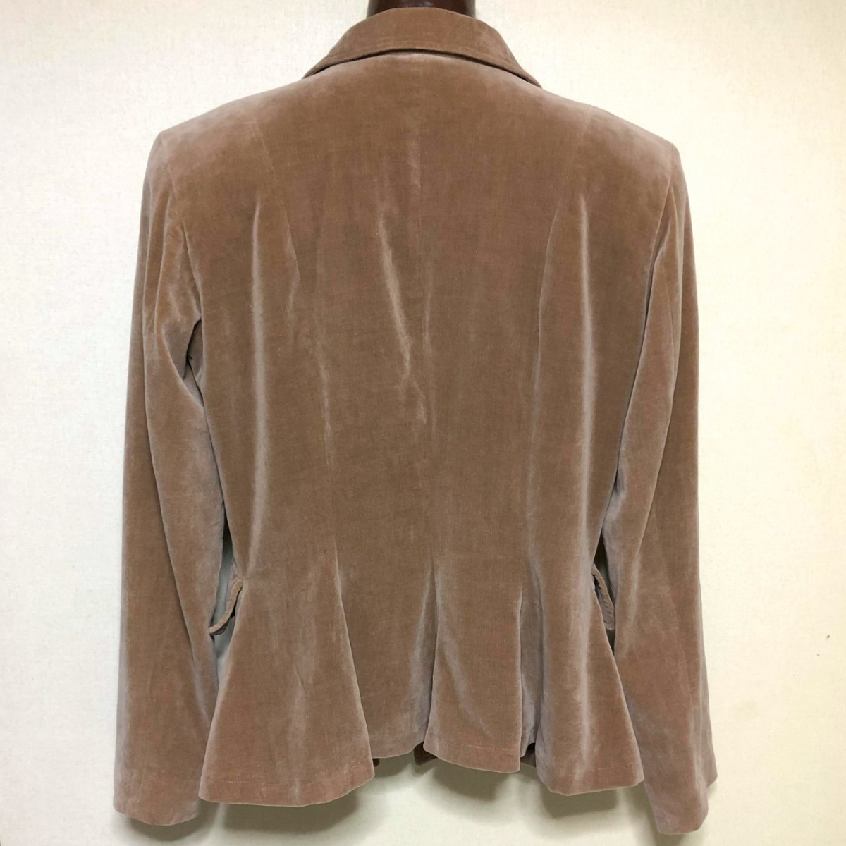 ALBA ROSAアルバローザ９０年代アムラー別珍ペプラムテーラードジャケット
