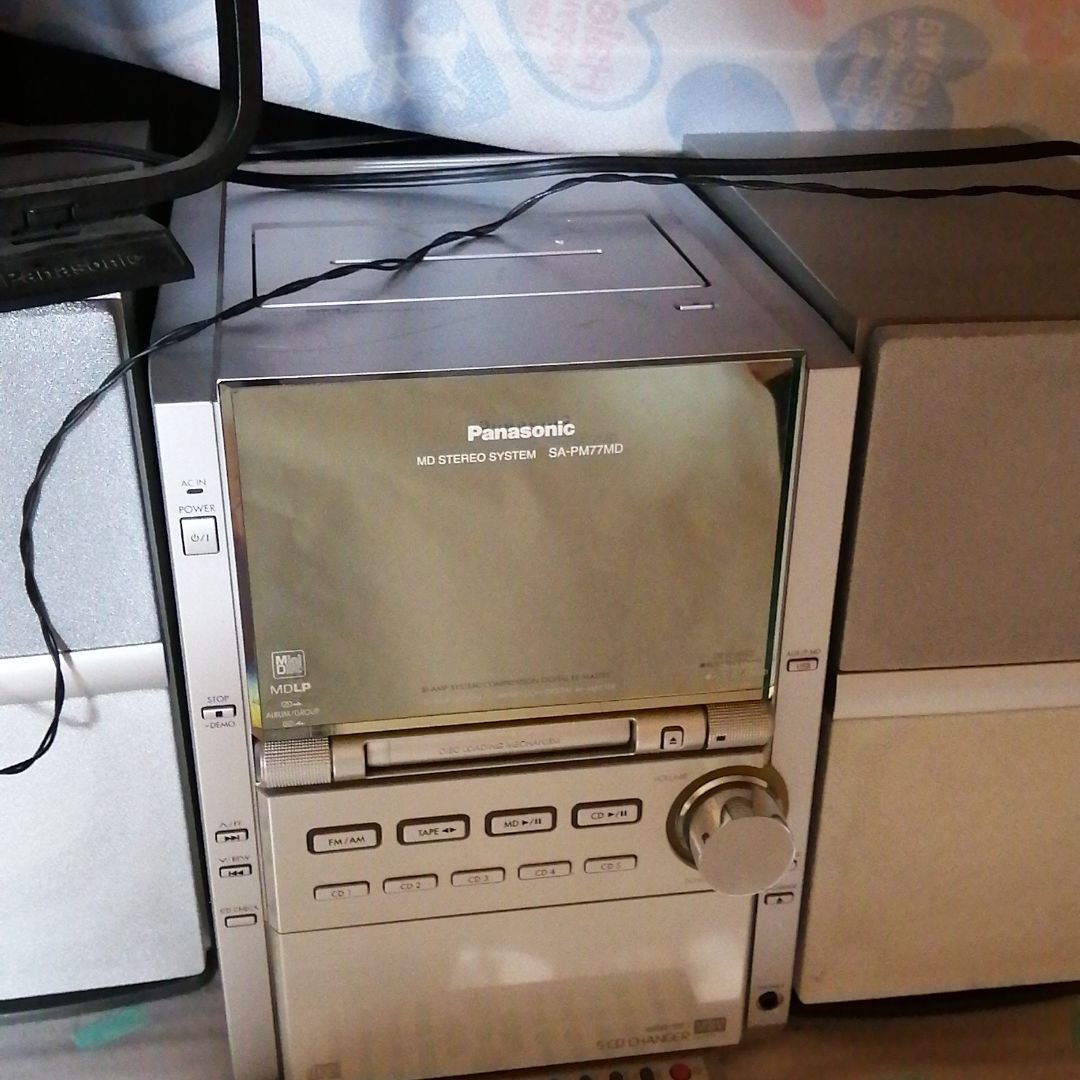 Panasonic　CD.MD.カセットコンポ 