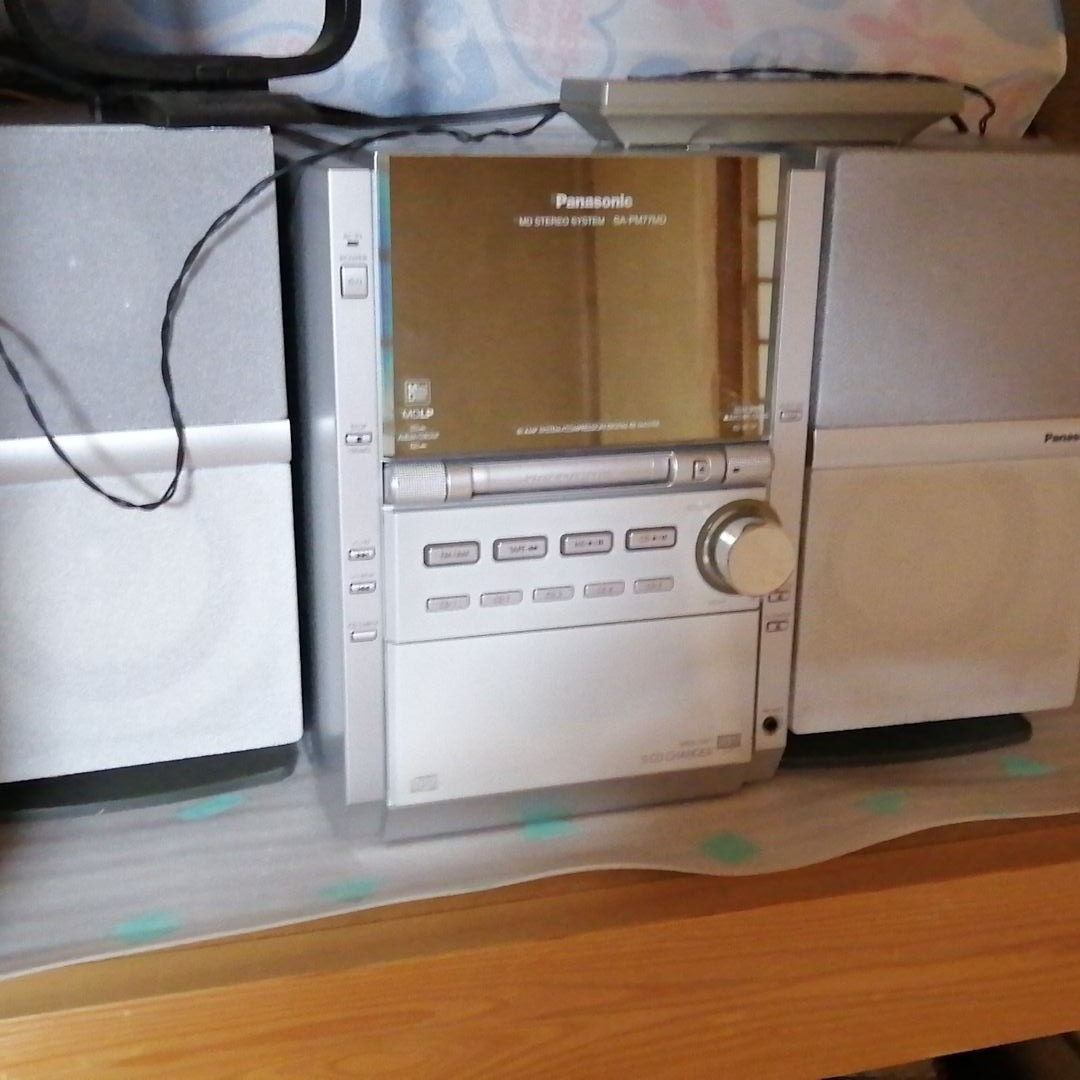 Panasonic　CD.MD.カセットコンポ 