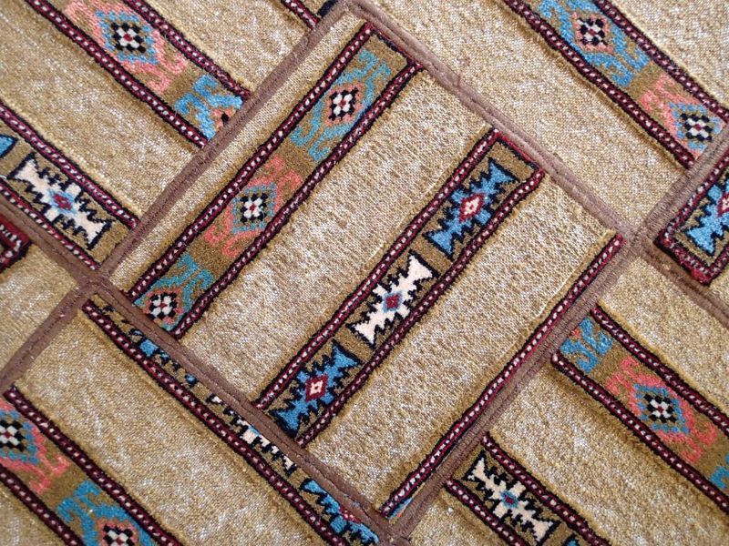 新品 ペルシャ 部族絨毯 キリム ギャッベ パッチワーク ラグ 縦2.5m