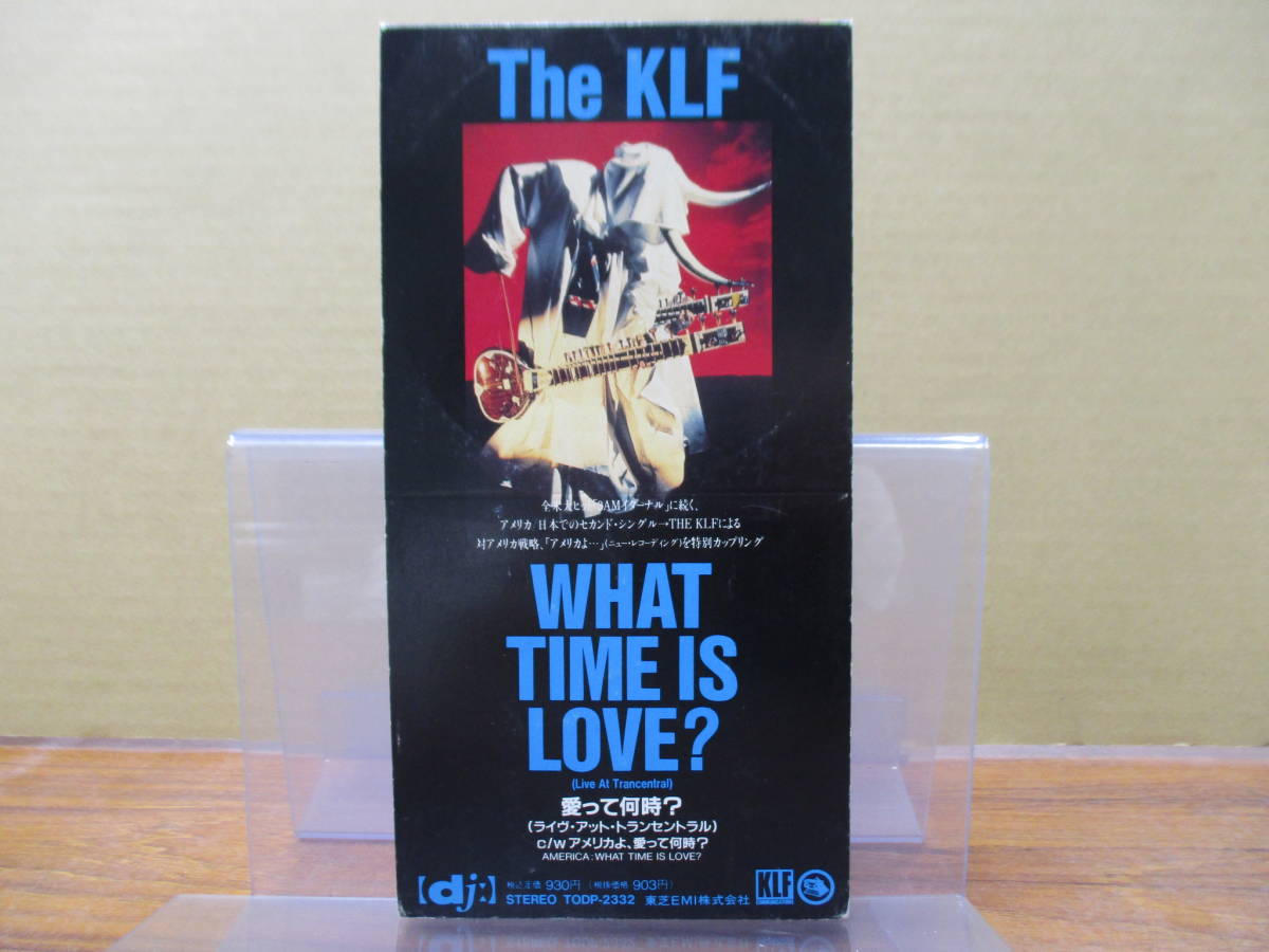 S-941【8cm...CD】KLF  любовь  ... когда ？ /  Америка ... ,  любовь  ... когда ？what time is love? / america what time is love? / TODP-2332