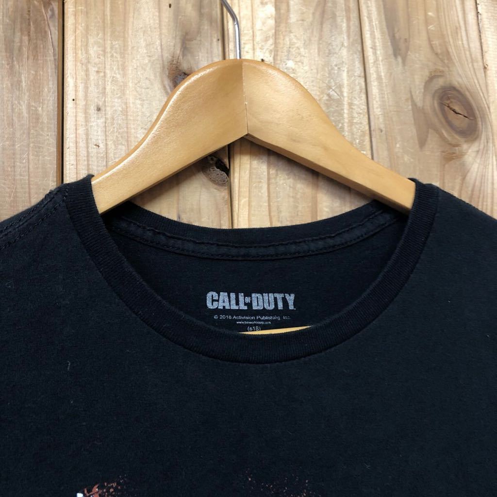 CALL OF DUTY◇BLACK OPS 半袖Tシャツ プリントTシャツ トップス ゲーム ミリタリー サバイバル バトル アメカジ USA古着 メンズ S_画像2