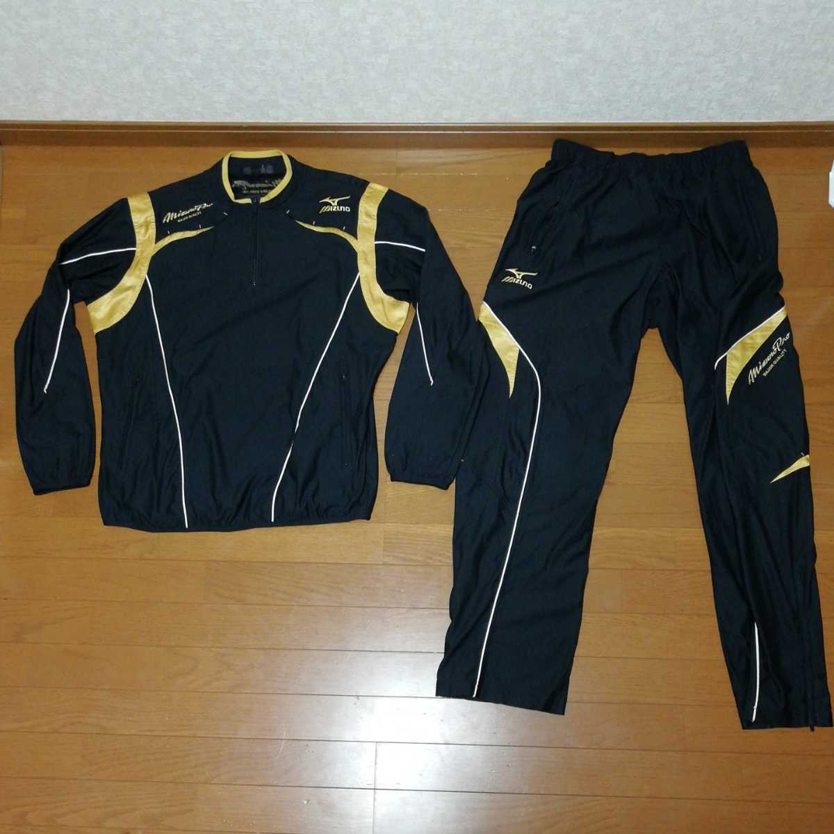 極美品 定価1.8万 サイズ上下XO ミズノプロジャージ 上下セット 野球 草野球 高校野球 大学 社会人 部活 の方向けサイズ ミズノ