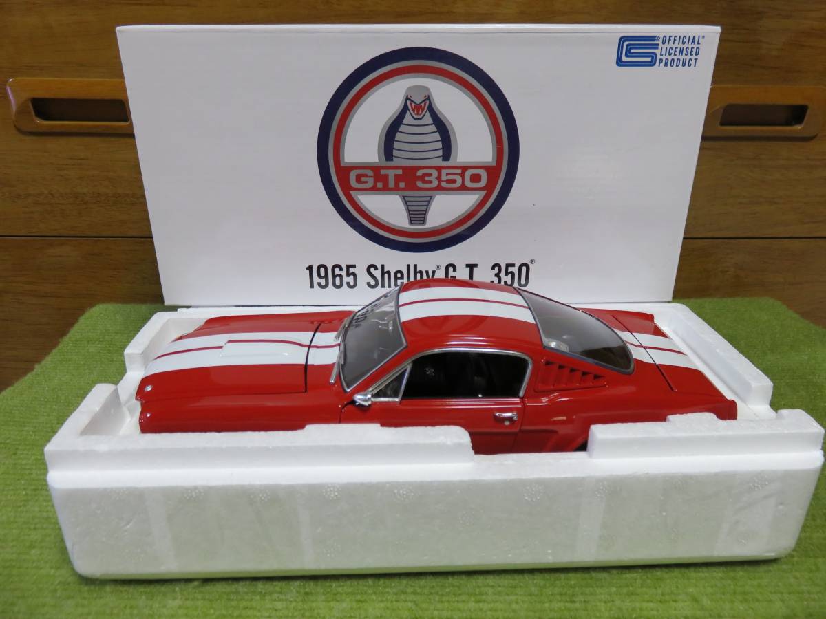 ACME (アクメ) 1/18 1965年 フォード シェルビー マスタング GT 350" (レッド/ホワイト ストライプ) 世界限定390台の画像1