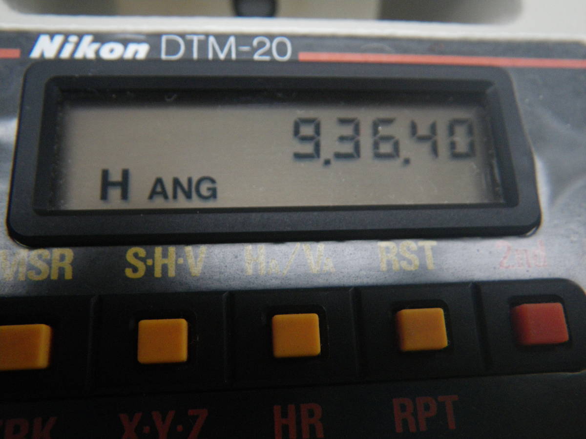 ニコン トータルステーション DTM-20 整準して測角(水平角.垂直角)測距 ...