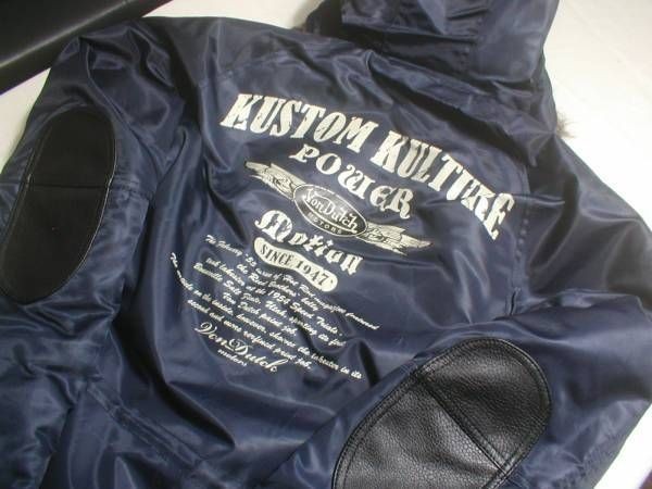 m新品 Von Dutch（ボンダッチ）ツイルWJ24ＪＫＴ/メンズ紺_画像2