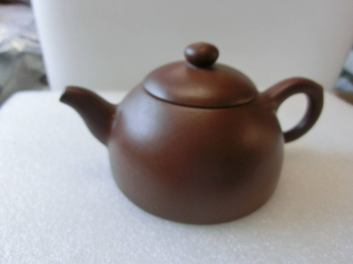 中国唐物　恵和陶器朱泥　急須　煎茶道具　横14ｃｍｘ高さ7ｃｍｘ直径9.4ｃｍぐらい_画像1