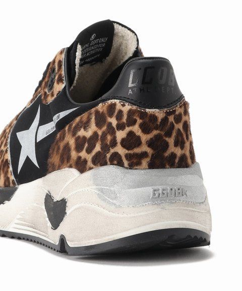  immediately complete sale new goods Deuxieme Classe Deuxieme Classe GOLDEN GOOSE Golden Goose LEOPARD RUNNING SNEAKERS 37*a Pal tomon