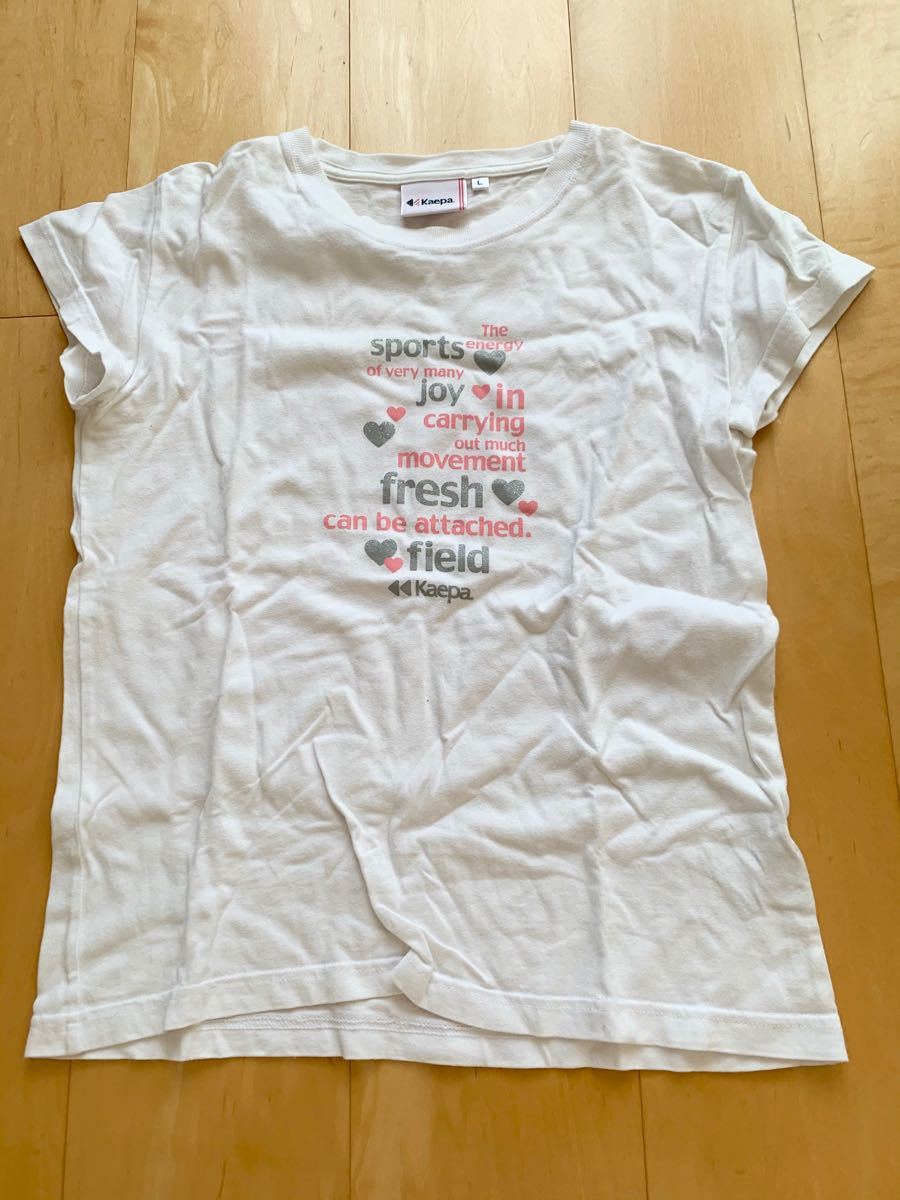 送料無料　即購入OK Kaepa ケイパ　Tシャツ　ロゴ　L 半袖