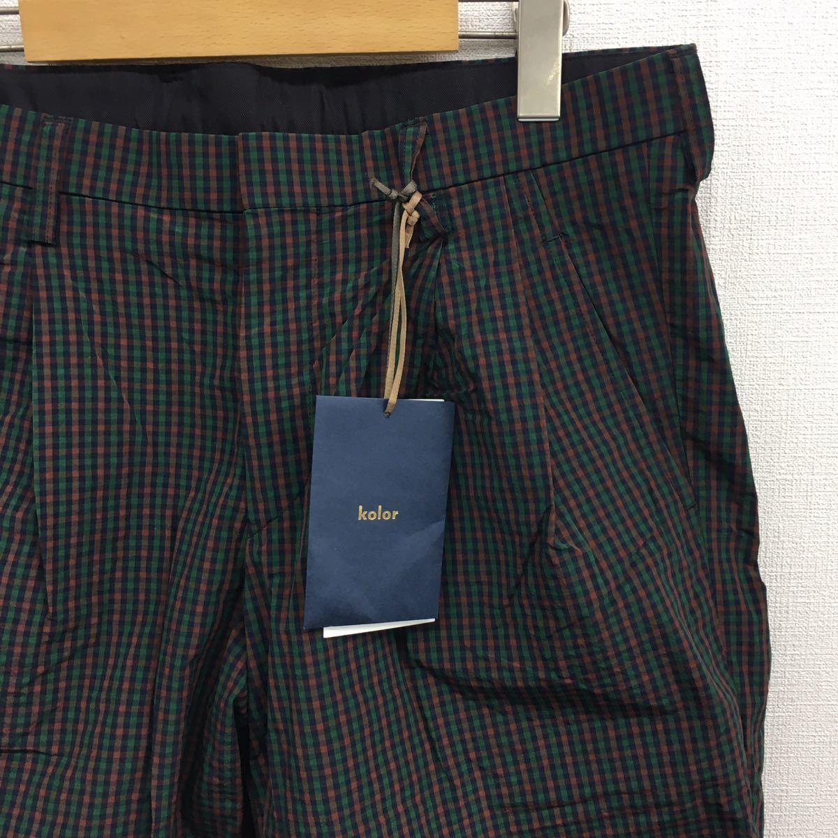 おすすめ 22SS Kolor Kolor チェックトラウザー 22SS チェック
