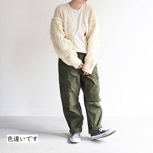 新品 定価3万8500円 unfil アンフィル 日本製 French merino cardigan