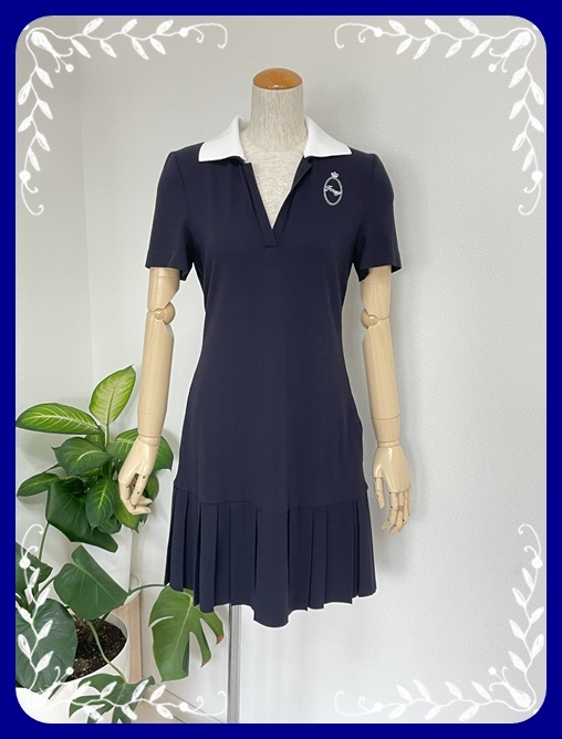 ◇フォクシー◇【美品】ワンピース(40)ポロワンピース/スポーツ