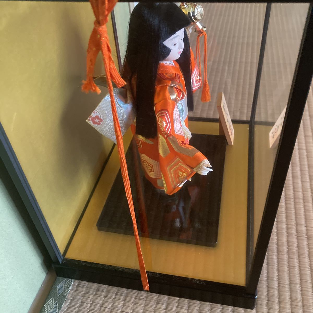 わんか人形　日本人形 ガラスケース 昭和レトロ 伝統工芸 五月人形 小槌_画像5