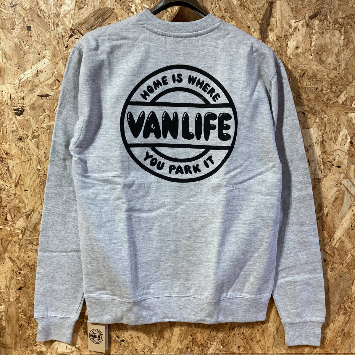 VAN LIFE тренировочный футболка S серый Van жизнь Foster Huntington vanlife