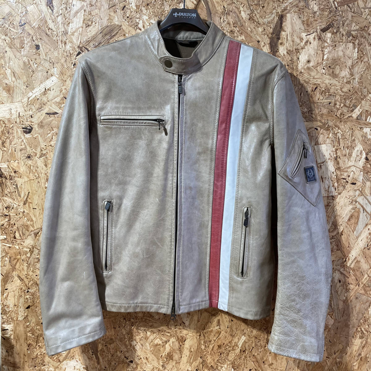 Yahoo!オークション - BELSTAFF GOLD Label レザー ジャケット...