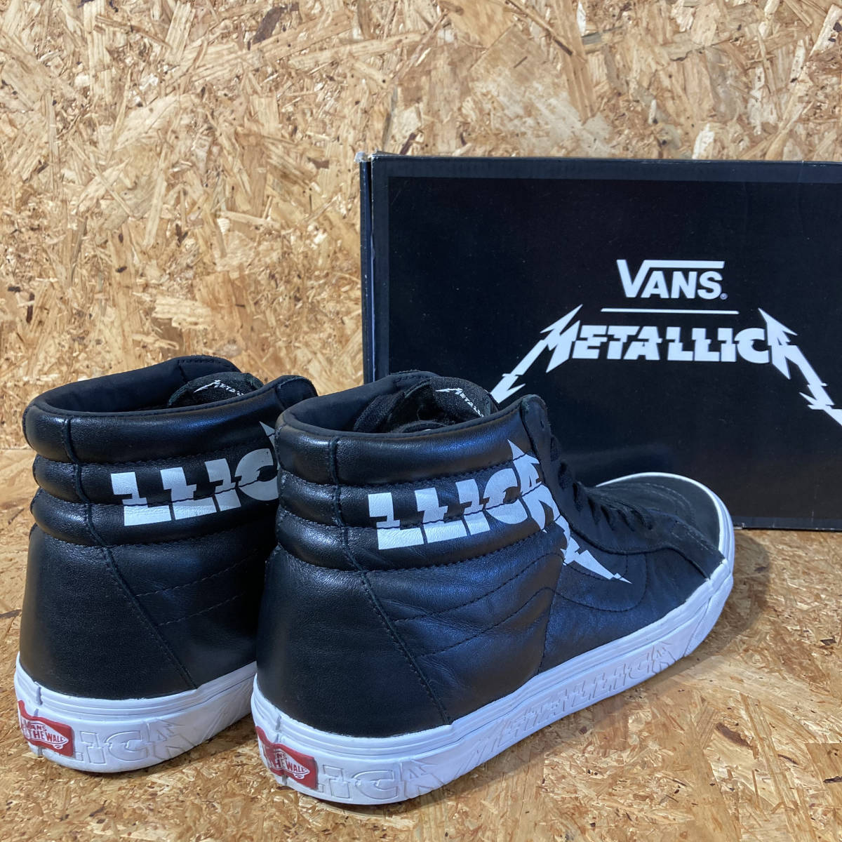 VANS Metallica SK8-Hi Reissue US12 30cm сотрудничество специальный заказ ограничение Van z Metallica - ikatto 