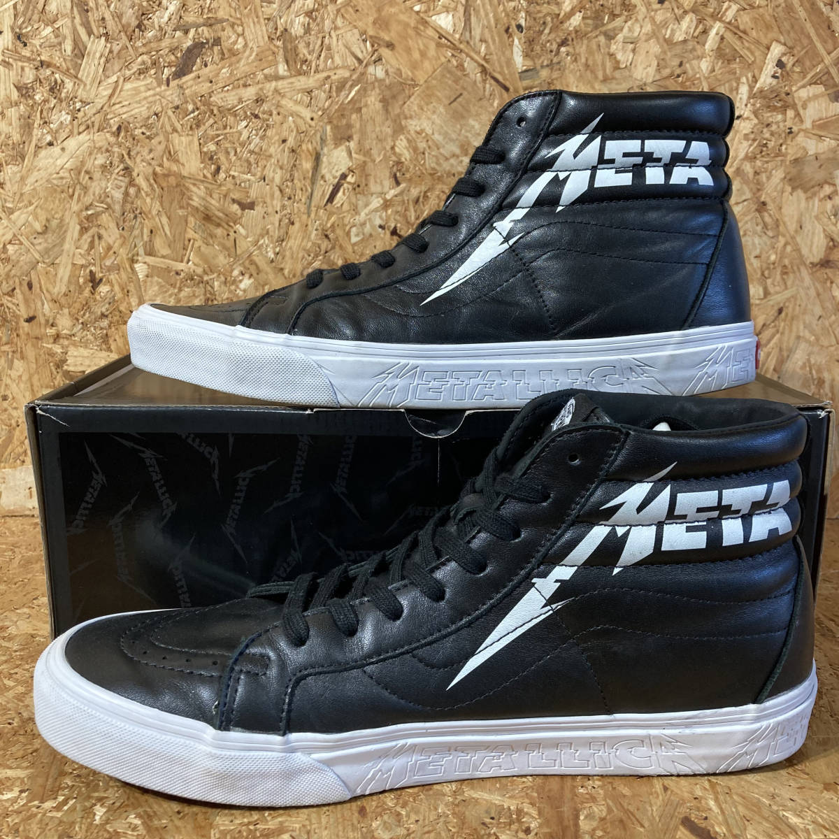 VANS Metallica SK8-Hi Reissue US12 30cm сотрудничество специальный заказ ограничение Van z Metallica - ikatto 