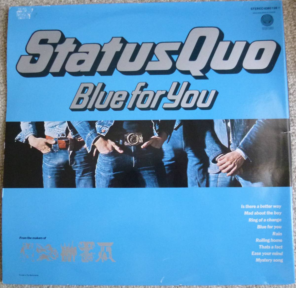 Status Quo『Blue For You』LP _画像2