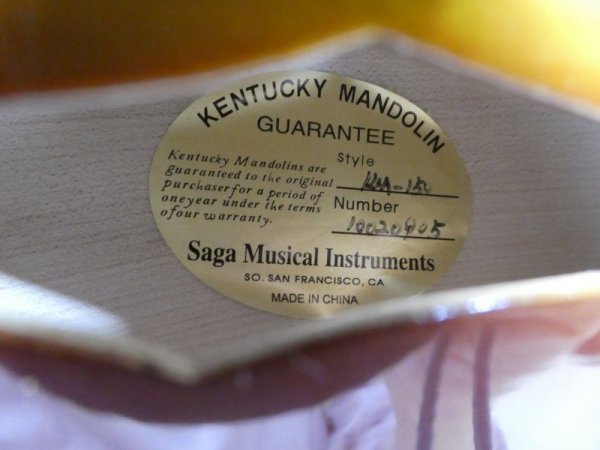  direct E01200*KENTUCKY KM-150 Flat mandolin / ticket Tackey KM150 soft case strap music musical instruments 