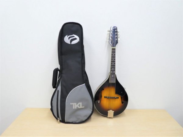  direct E01200*KENTUCKY KM-150 Flat mandolin / ticket Tackey KM150 soft case strap music musical instruments 