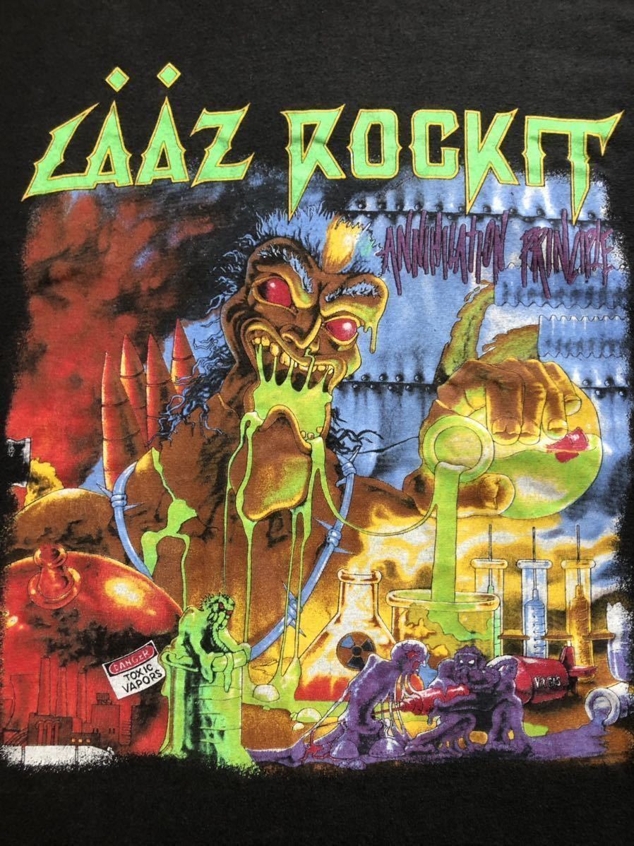 Laaz Rockit ヴィンテージ バンドT metallica slayer anthrax