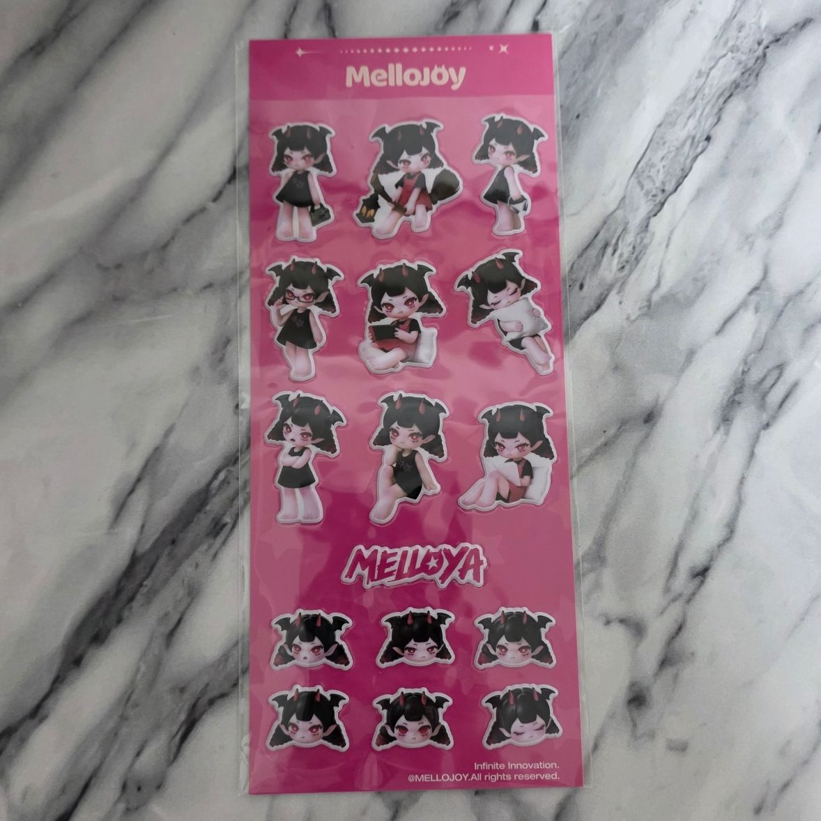 Mellojoy メロジョイ キャラクターシール ぷっくりシール ノベルティ