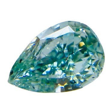 【楽天スーパーセール】 FANCY PS/RT0325/CGL 0.587ct GREEN BLUISH INTENSE ダイヤモンド