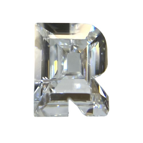 ダイヤモンド！アルファベットRの形！ Dカラー VS1/0.338ct/RT0449/CGL