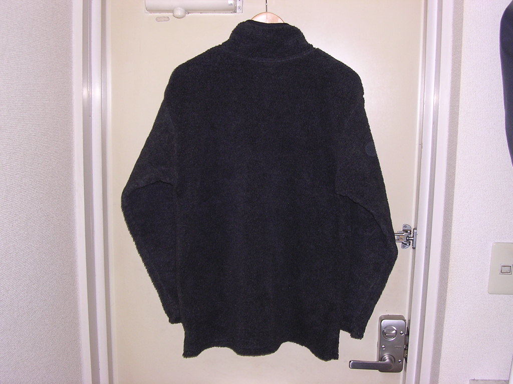 美品 90s USA製 グラミチ GRAMICCI ウールパイル フリースセーター S 黒 vintage old クライミング シャツ_画像6