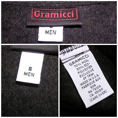 美品 90s USA製 グラミチ GRAMICCI ウールパイル フリースセーター S 黒 vintage old クライミング シャツ_画像9