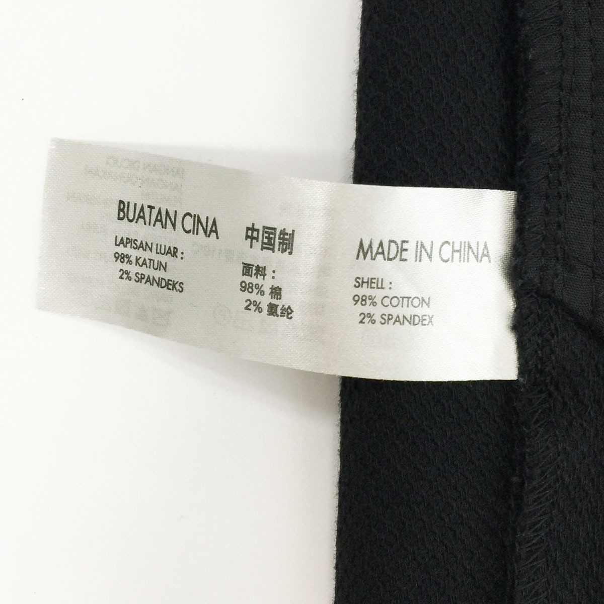 ●美品 Calvin Klein カルバンクライン ハニカム織り コットンストレッチ ショーツ メンズ32 黒 ショートパンツ X5N-M21463PT 1AA/82915_画像5