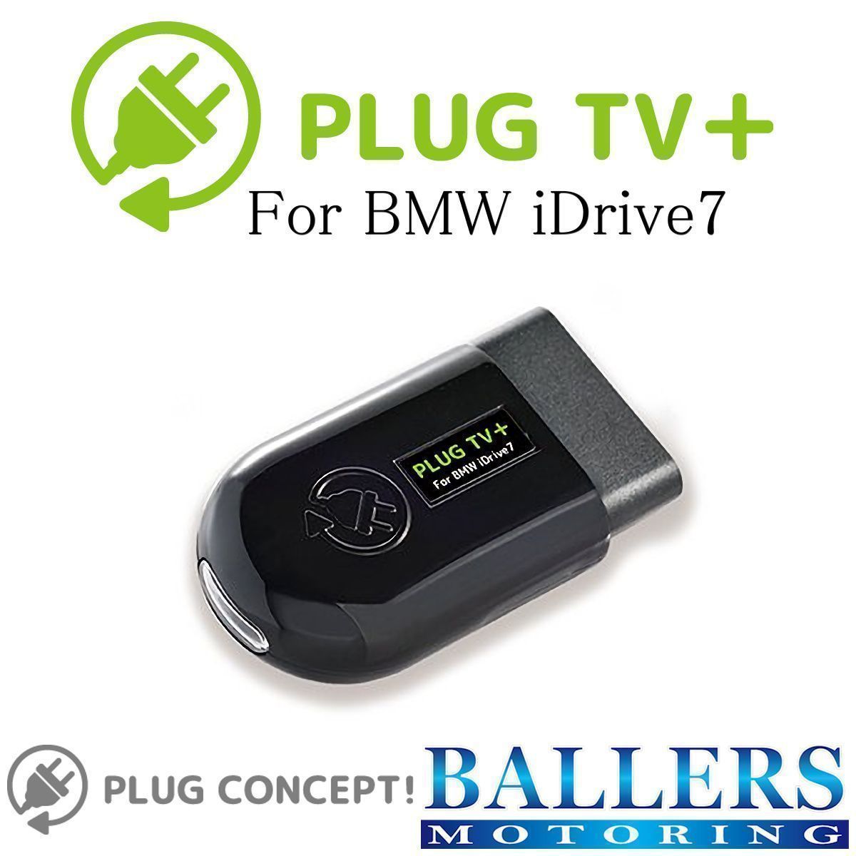 PLUG TV+ BMW G06 F96 X6 X6M テレビキャンセラー 差し込むだけで設定完了！ iDrive 7 コーディング ソフトウェア タイプ 日本製_画像1