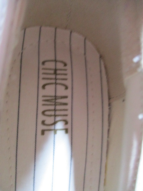 CHIC MUSE  каблук  ...  каблук   обувь   женщина   белый   белый ... point   новый товар   неиспользуемый   размер   22.0 22.5 S   подробности  *   фотография  смотрите   магазин  получен от третьего лица 