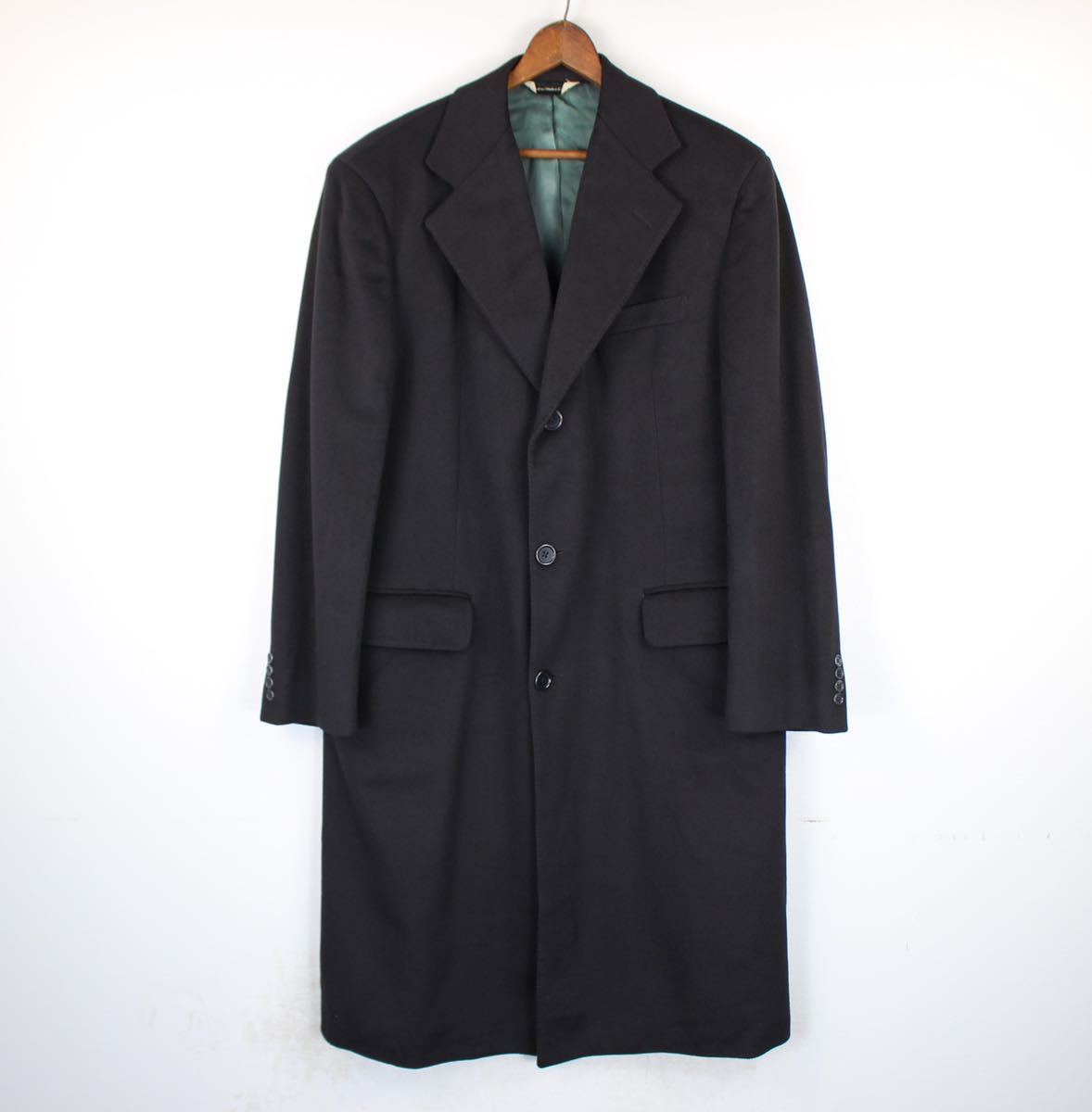 BARNEYS NEWYORK CASHMERE100% CHESTERFIELD COAT MADE IN ITALY