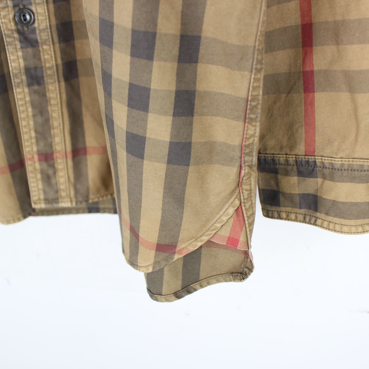 PayPayフリマ｜BURBERRY LONDON CHECK PATTERNED LONG SLEEVE SHIRT 