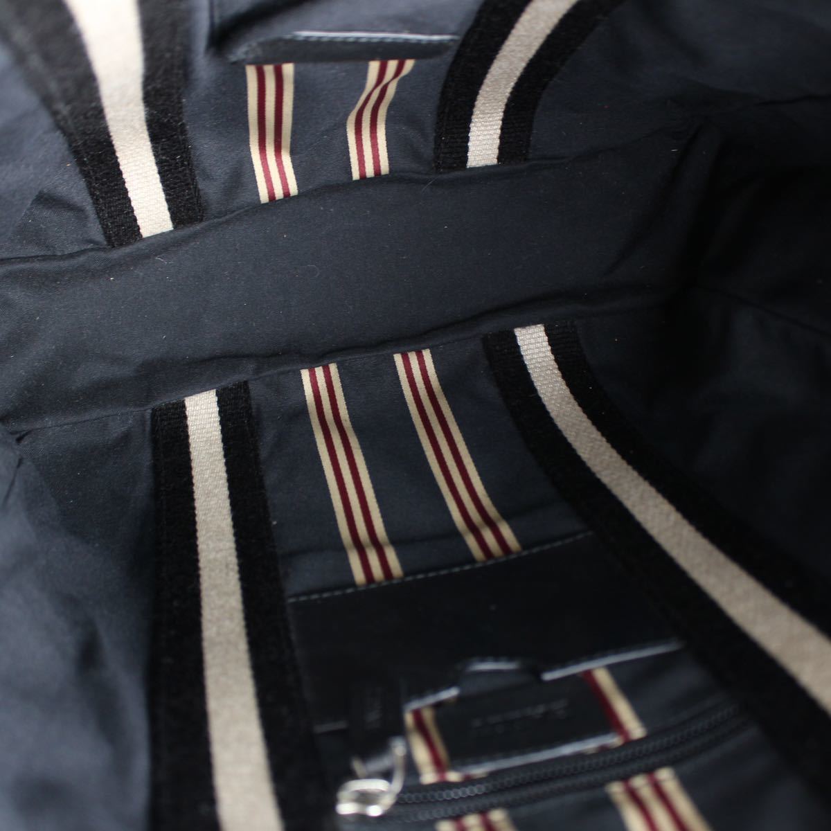 BALLY LEATHER 2WAY LINE SHOULDER BAG MADE IN SWITZERLAND/バリー